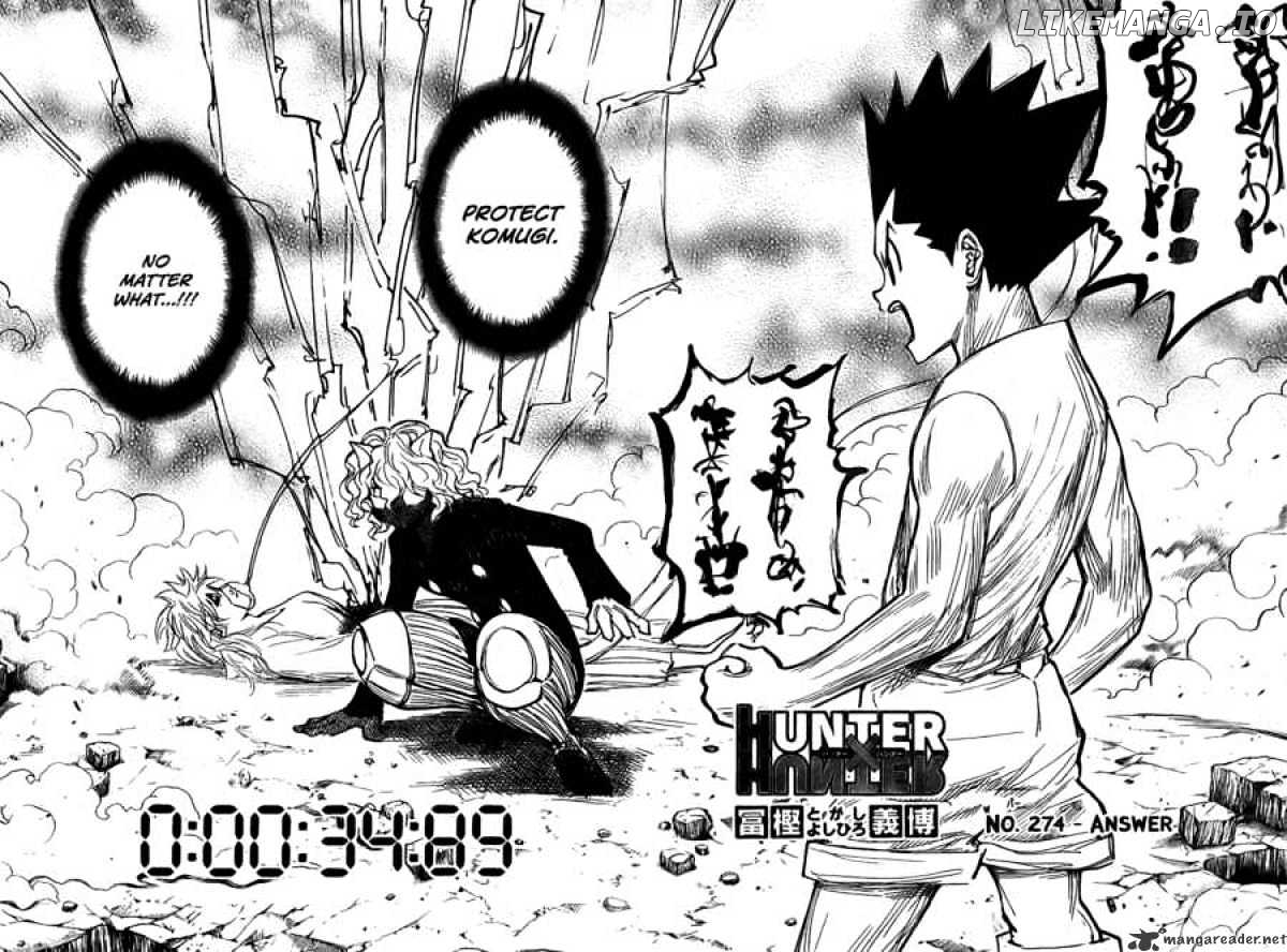 Hunter x Hunter, Chapter 274 image 02